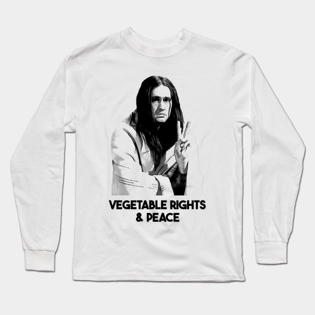 Neil Vegetable Rights & Peace Long Sleeve T-Shirt by UyabHebak